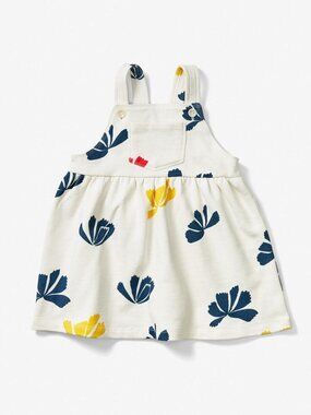 NWT Lewis Jumper Dress in Cosmos | Calder print on white organic cotton - 2T